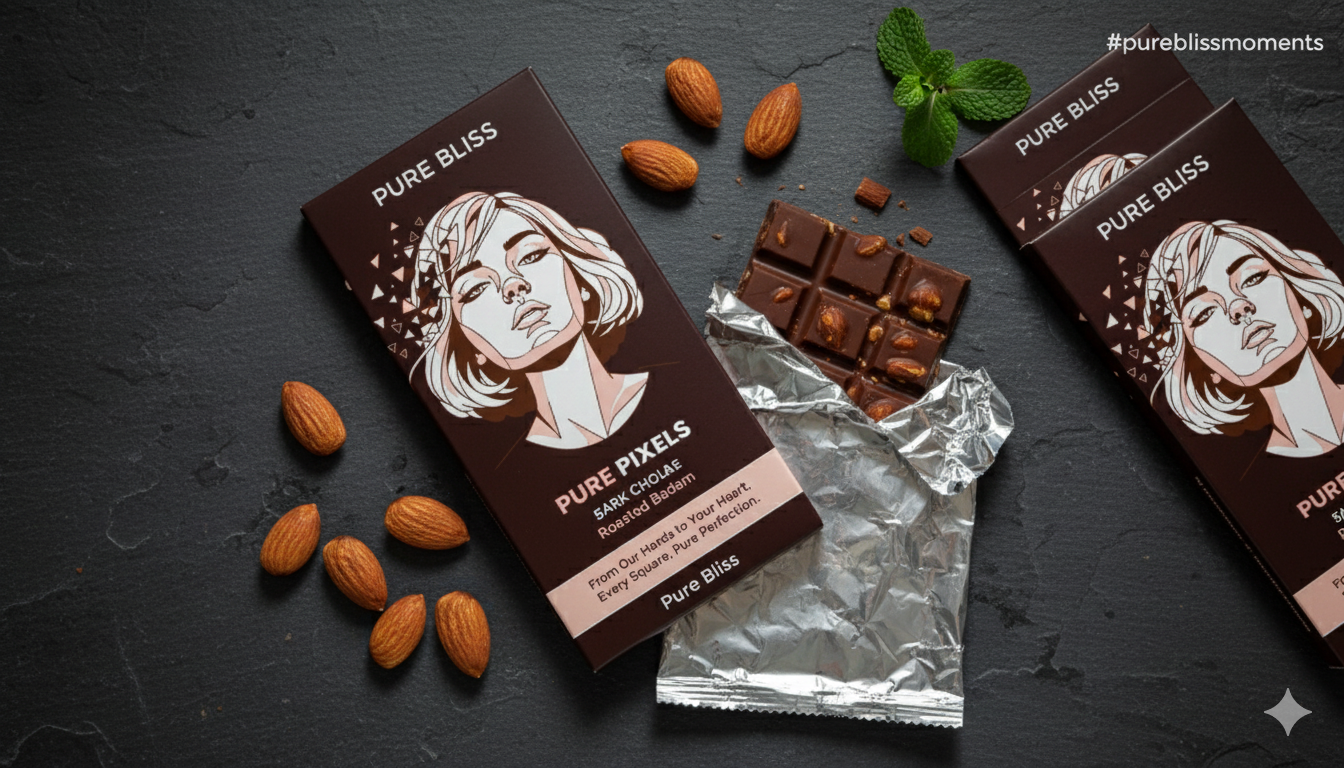 Pure Pixels 55% Signature Dark Chocolate (Weight: 100GM)